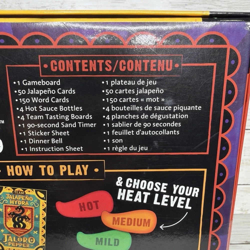 Hot Words Board Game Spin Master Word Guessing Party Game Complete Ages 12+